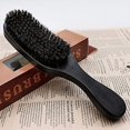 thumbnail image 1 of Cepillo de pelo de cerdas de jabalí CHAO Peine de madera natural Negro, 1 of 5