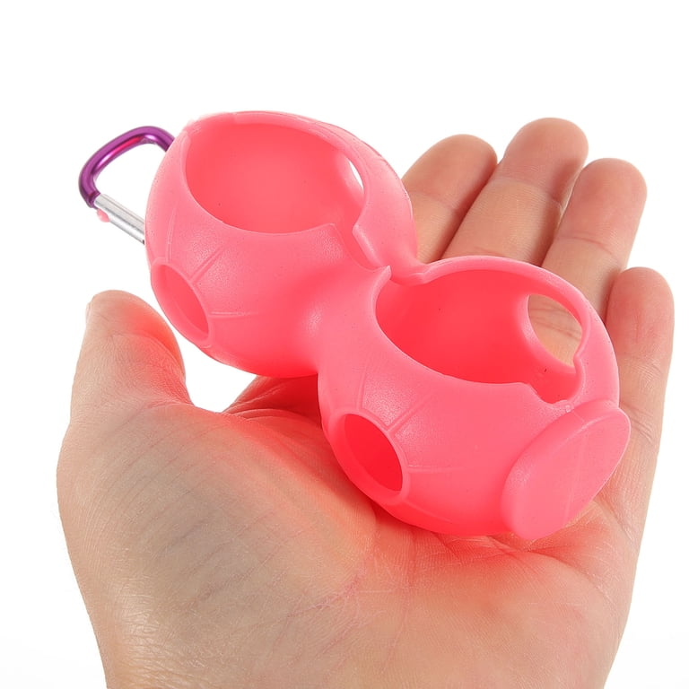 unbranded Double Ball Protective Cover Grip Cleaner Gear Keychain Holder  Accessories Man