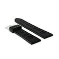 thumbnail image 2 of 23MM RUBBER SILICONE STRAP WATCH BAND FOR U-BOAT FLIGHT DECK U-7750/43 BLACK, 2 of 2