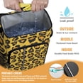 thumbnail image 2 of Travel Cooler Bag - Yellow and Black Of Leopard Print Camping Beer Cooler Backpack with Bottle Opener- Waterproof Insulated Picnic Backpacks - Cooler Bag for Beach, 2 of 6