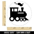 thumbnail image 2 of Locomotive Railway Train Engine Self-Inking Rubber Stamp Ink Stamper - Orange Ink - Small 3/4 Inch, 2 of 7