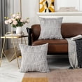 thumbnail image 2 of Throw Pillow Covers Decorative Soft Velvet Farmhouse Boho Pillow Covers for Couch Bed Bedroom Living Room (18"x18"), 2 of 5