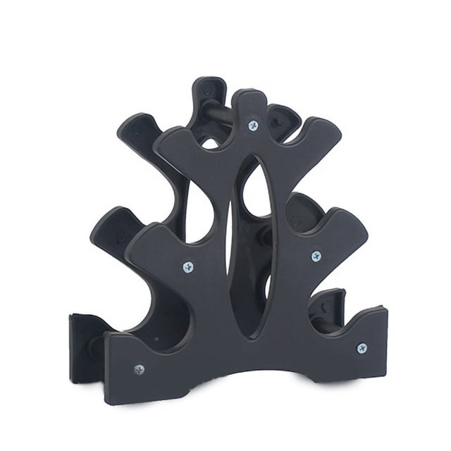Estante para pesas, soporte triangular para mancuernas, soporte para mancuernas, diseño aerodinámico
