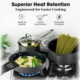 thumbnail image 5 of Gotham Steel PRO 4 Qt Saute Pan with Lid, Hard Anodized Ceramic Nonstick Coating, Deep Frying Pan, Large Jumbo Cooker Frying Skillet with Stay Cool Handles, Induction Oven & Dishwasher Safe,, 5 of 8