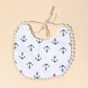 1Pcs Cotton Cartoon Double Sided Baby Bibs Baby Girls Saliva Towel Newborn Toddler Baby Boys Feeding Burp Cloths Bandana Scarf 5