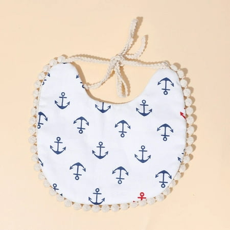 1Pcs Cotton Cartoon Double Sided Baby Bibs Baby Girls Saliva Towel Newborn Toddler Baby Boys Feeding Burp Cloths Bandana Scarf 5