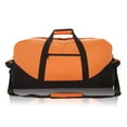 thumbnail image 2 of Sports Duffle Bag with Adjustable Shoulder Strap, Oversized Gym Bag for Equipment, Sports Gear, Travel Bagp, Orange, 2 of 6