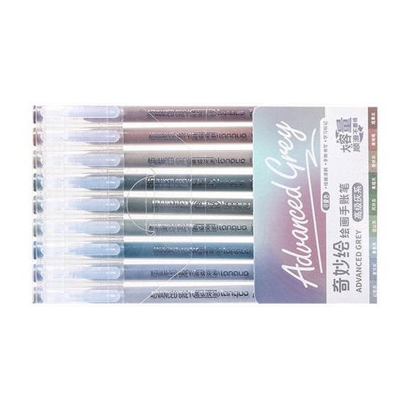 Multicolored Gel Pen Colorful Drawing Pen Needle Tip for Note Taking Journaling Scrapbooking Coloring