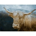 thumbnail image 2 of Prime, Marcus 32x25 Gold Ornate Wood Framed with Double Matting Museum Art Print Titled - Marvelous Hairy Bull, 2 of 4