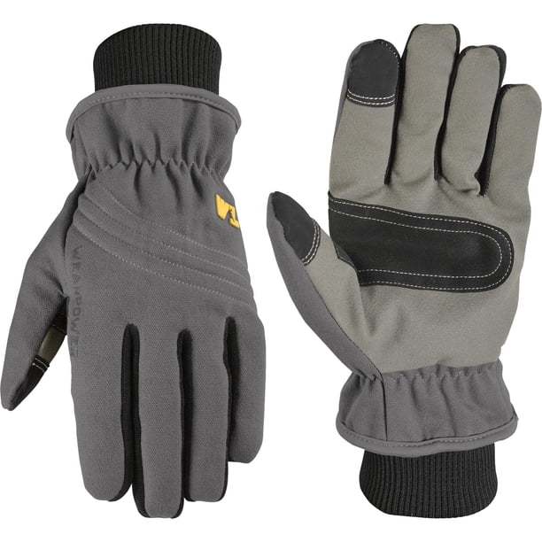 Guantes de trabajo de piel sintética aislantes Wells Lamont XL para hombre