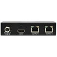 thumbnail image 4 of Tripp Lite 2-port Hdmi Over Cat6 Splitter - 4k 60 Hz, Hdr, 4:4:4, Poc, Hdcp 2.2, 230 Ft. (70.1 M), Taa - Video/audio Extender - Over Cat 6 - Up To 230 Ft - Taa Compliant, 4 of 5