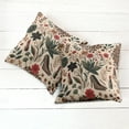 thumbnail image 5 of Ambesonne Autumnal Throw Pillow Cover Pack of 2, Cozy Fall Feminine Art, 2 Pcs-26"x16", Champagne Ginger, 5 of 5
