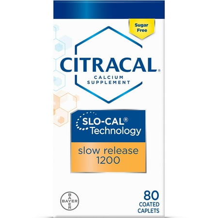 UPC 016500540991 product image for Citracal Slow Release 1200 Calcium With Vitamin D3  Caplets  80 Count | upcitemdb.com