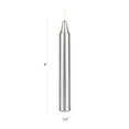 thumbnail image 2 of Mega Candles 20 pcs Unscented Silver Mini Taper Candle, 4 Inch Tall x 1/2 Inch Diameter, Great for Casting Chimes, Rituals, Spells, Vigil, Witchcraft, Wiccan Supplies, Wax Play & More, 2 of 3