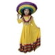 thumbnail image 1 of Vestido mexicano para niñas con sombrero de paja, disfraz de baile, estilo étnico, disfraz de bailarina para carnaval, Nad, fiesta, día del niño, S Sunnimix vestido mexicano para niñas, 1 of 5