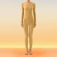 thumbnail image 5 of Thermal Underwear Set for Women Fleece Winter Warm Long Sleeve Pullover Base Layer Cold Weather Pajams Sets (XL, Yellow), 5 of 6