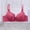 c01Red, variant on Lace Bralette for Women Plus Size Soft Underwire Bra Push Up Supportive Underwear Lift and Shape High Support Breathable Bra Black 42