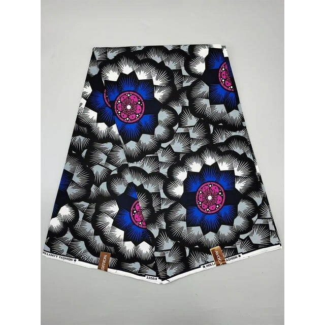 Tissu Ankara à Imprimé de Cire Africaine Répandu, 100 % Coton, Style Nigérian, Patchwork, Couture, Véritable Cire pour Robes