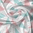 thumbnail image 5 of Ambesonne Geometric Window Valance, Pastel Triangles and Dots, 54" X 18", Seafoam Rose, 5 of 5