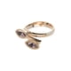thumbnail image 1 of Anillo para Mujer con Cristal Fino Swarovski Navette–  Bañado en Oro Rosa14k– Anillo Elegante y Brillante-Aretes de Mujer de Moda, Joyería para Mujer de Moda– Regalo especial Ortiz Espinosa Temporada, 1 of 2