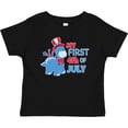 thumbnail image 3 of Inktastic My First 4th of July with Dinosaur Boys or Girls Baby T-Shirt, 3 of 5