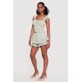 thumbnail image 2 of Women's Tiered Ruffle Shorts with Crochet Detail, 2 of 4