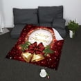 thumbnail image 2 of Manta de paño grueso y suave de la Navidad 2pcs serie de Navidad de franela super suave manta de un solo tamaño # Fanmusic Manta de paño grueso y suave de la Navidad, 2 of 7