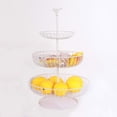 thumbnail image 2 of Cesta de frutas de 3 niveles, cuenco, encimera de alambre, estante para verduras con asa superior, forma de pájaro, cocina, sala de estar Ormromra CDWJ159-2, 2 of 5