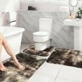 thumbnail image 4 of Tie-Dye Bathroom Rug Set 3-Piece Flocked Toilet Mats Non-Slip Absorbent Washable Bath Mat for Bathroom Floor Decor, 4 of 9