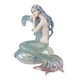 thumbnail image 5 of Figura de sirena moderna para niña, estatua de resina decorativa, escultura coleccionable para decoración de armario de escritorio para el hogar Estilo B Soledad Figuras de sirena, 5 of 10