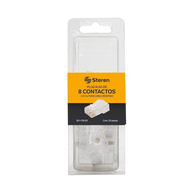 Conector Plug Rj45 Cat5E Steren