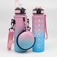 thumbnail image 5 of Botella deportiva Wdftyju 1000 ML Color degradado esmerilado (Rosa + Verde), 5 of 6
