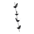 thumbnail image 3 of Cadenas de protección contra aves para canaletas, recolectores de agua de lluvia de metal para exteriores 4 pájaros, 3 of 9