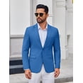 thumbnail image 2 of COOFANDY Casual Suit Jacket for Men Slim Fit Sports Jackets Lightweight Formal Business Blazer with Pocket, 2 of 6