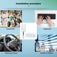 thumbnail image 3 of Disposable Duster Kit 30-Pack with Short Handle - Dust Lock Technology Cleaning Brush, Blue/White Refills for Home, Furniture, Ceiling Fans & Car Interior, 3 of 7