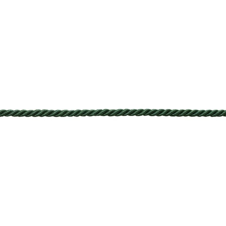 

16 Yard Value Pack of Small 3/16 inch Basic Trim Decorative Rope (Hunter Green) Style# 0316NL Color: Hunter Green - G10 (50 Feet / 15M)