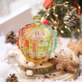 thumbnail image 6 of WZW 6 oz Colorful Embossed Glass Jars with Lid - Crystal Glass Candy Dishes - Iridescent Candy Jars Jewelry Box for Wedding, Party, Buffet Decorative, 6 of 9
