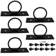 thumbnail image 1 of Feimier 5Pack 2inch Rope Support Holder Drop Ring Brackets Stainless Steel Decorative, Gardening Supplies, 1 of 7