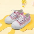 thumbnail image 4 of Kid’s Fashion Sneakers Boys Girls Canvas Shoes Unisex Kids Low Top Sneakers Casual Tennis Walking Shoes for Boys Girls, 4 of 7