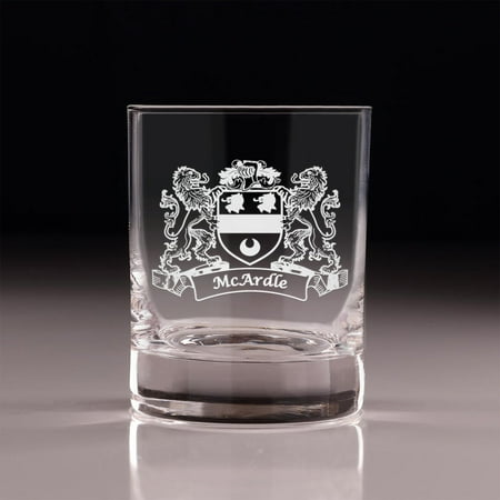 

McArdle Irish Coat of Arms Old Fashioned Tumblers - Set of 4