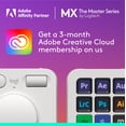 thumbnail image 3 of Logitech MX Creative Console, Programmable Keypad With 9 Customizable LCD Keys and Control Dial for Graphic Design, Video Editing, Photography, use with Adobe, Zoom, Spotify and more, Off-white, 3 of 16