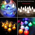 thumbnail image 4 of Mc-12 Or 24x Waterproof Led Tea Light Candles Floating Electronic Water Flameless G, 4 of 5