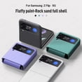 thumbnail image 1 of Fluff Paint Sandstone Texture Hinge Protection Phone Case Compatible With Samsung Galaxy Z Flip 4, 1 of 3