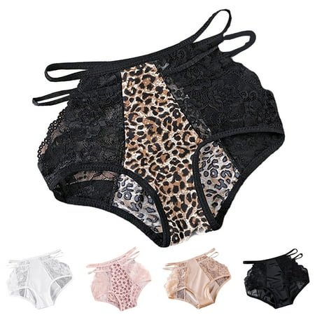 

Aayomet Womens Cotton Underwear Women s High Waist Underwear Seamless Lifting Lace Mid High Waist Ice Silk Underwear Women Black XL
