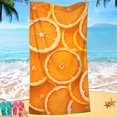 thumbnail image 6 of Kezqiaxn Summer Fruit Beach Towels 70x140cm Microfiber Oranges Beach Towel Super Lightweight Bath Towel Sandproof Beach Blanket Multi-Purpose Towel for Swimming Yoga Camping Pool, 6 of 9