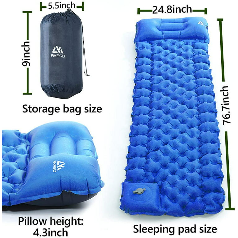 Self Inflatable Mattress with Pillow