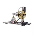 thumbnail image 3 of Stirling Engine Model Kit That Works, Mini All-Metal L-Shape Stirling Engine Model with USB Connector & Night Light for Physics Science Experiment Demonstration, 3 of 5