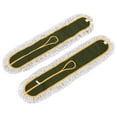 thumbnail image 3 of 36inch Commercial Dust Mop Pads for Floor Cleaning, Cleaning Office Garage Hardwood Warehouse Factory Mall 2PCS Green, 3 of 6