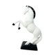thumbnail image 4 of Estatua de caballo de resina, figura para chimenea, gabinete de negocios, escritorio, escultura de animal Blanco, 4 of 9