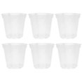 thumbnail image 2 of 6Pcs Clear Orchid Pots with Drainage Plastic Flower Planting Pots Breathable Design, 2 of 4